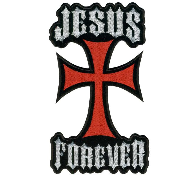 Hot Leathers Jesus Forever 6  x 11  Patch PPA1706 Cheap