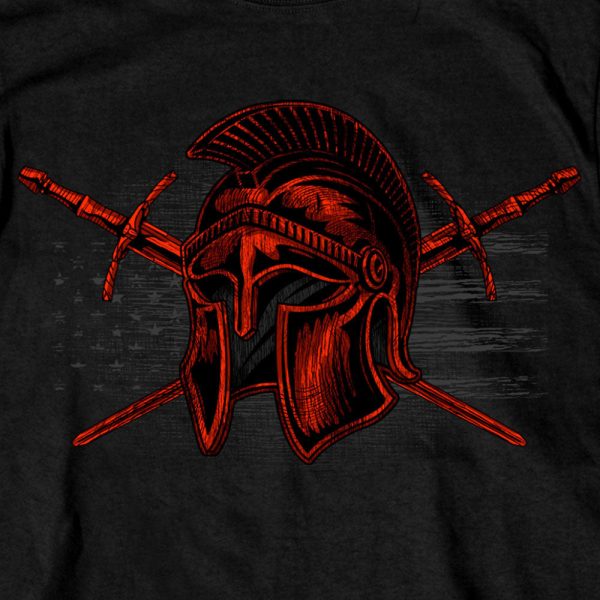 Hot Leathers Men s Defend Your Liberty Roman Soldier T-Shirt GMD1506 Fashion - Image 4
