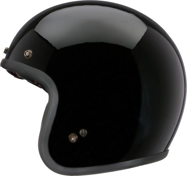 Bell Custom 500 Solid Black Open Face Helmet Cheap - Image 2