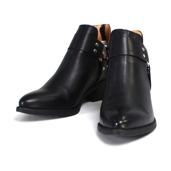 Milwaukee Leather MBL9443 Women s Sleek Black Classic Harness Ring Fashion Shoes Discount - Image 3