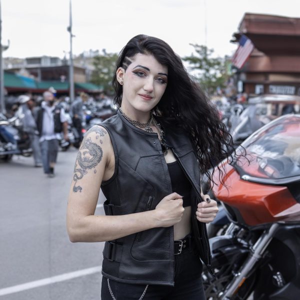 Milwaukee Leather MLL4501 Women s Bullet Proof Style Swat Rider Leather Vest W  Single Panel Back for Club Patches For Cheap - Image 4
