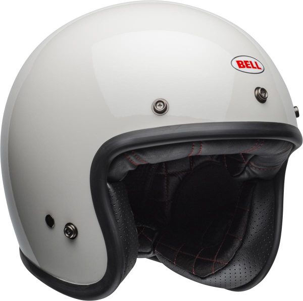 Bell Core Since  54 Custom 500 Vintage White Open Face Helmet Online Hot Sale - Image 2