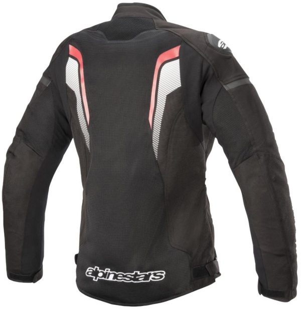 Alpinestars Women’s Stella T-GP Plus R v3 Airflow Black, and Fluorescent Red Textile Jacket Supply - Image 2