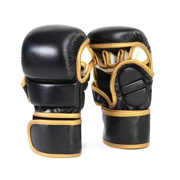 X-Fitness XF2001 7 oz MMA Hybrid Sparring Gloves-BLK COPPER on Sale
