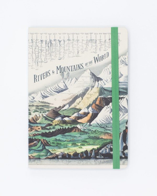 Rivers & Mountains A5 Softcover Notebook Cheap